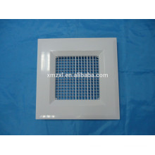 ABS rectangular double deflection grille supply air